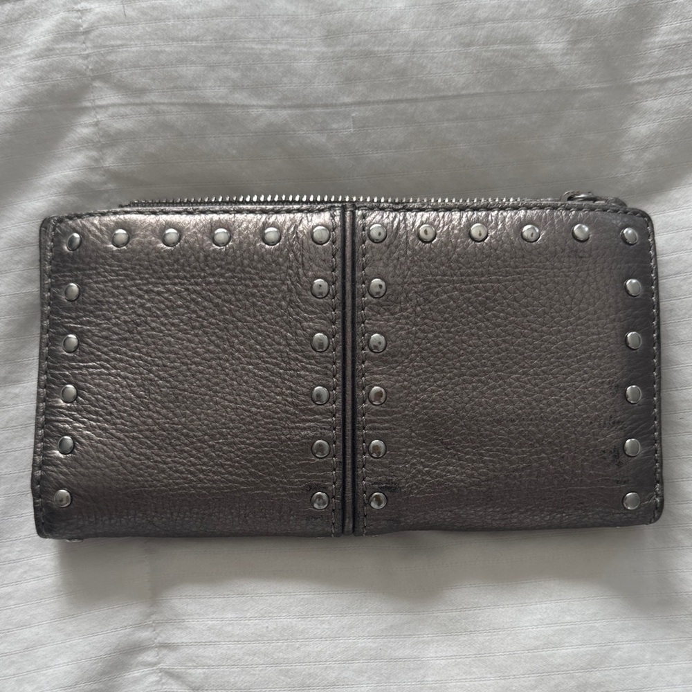 Michael Kors Metallic Gray Wallet